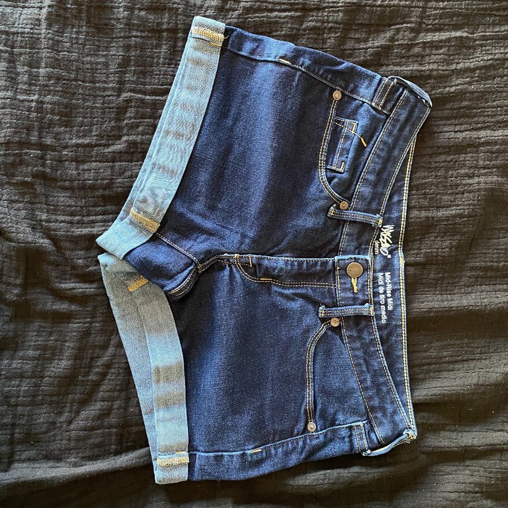 Mossimo Midi Blue Jean Shorts- Size 4